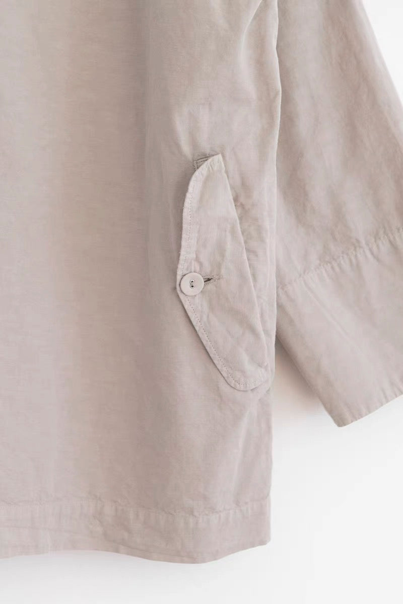 25早春 broadcloth motorcycle jacket