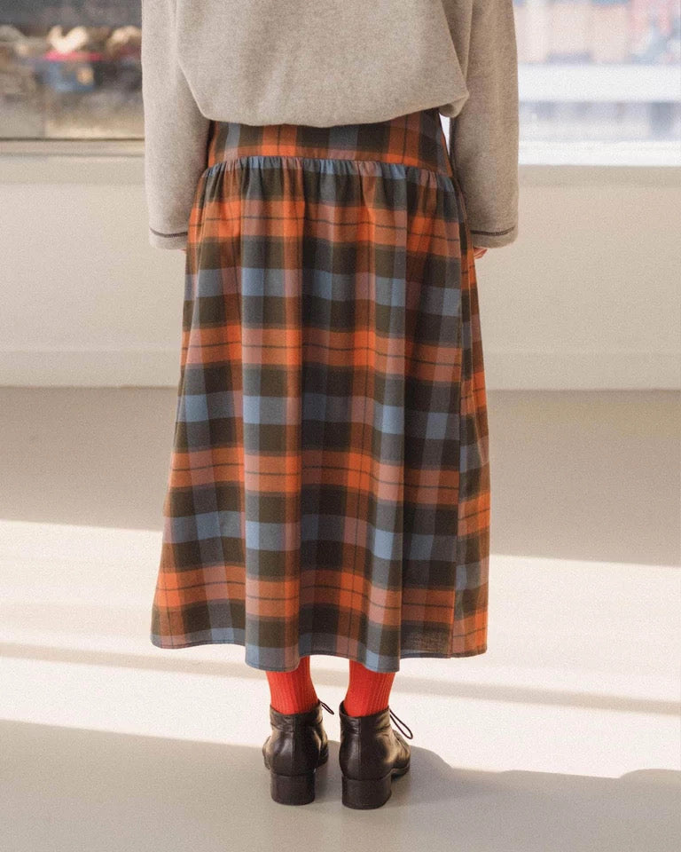 25早秋 GARLIN SKIRT 格纹半裙