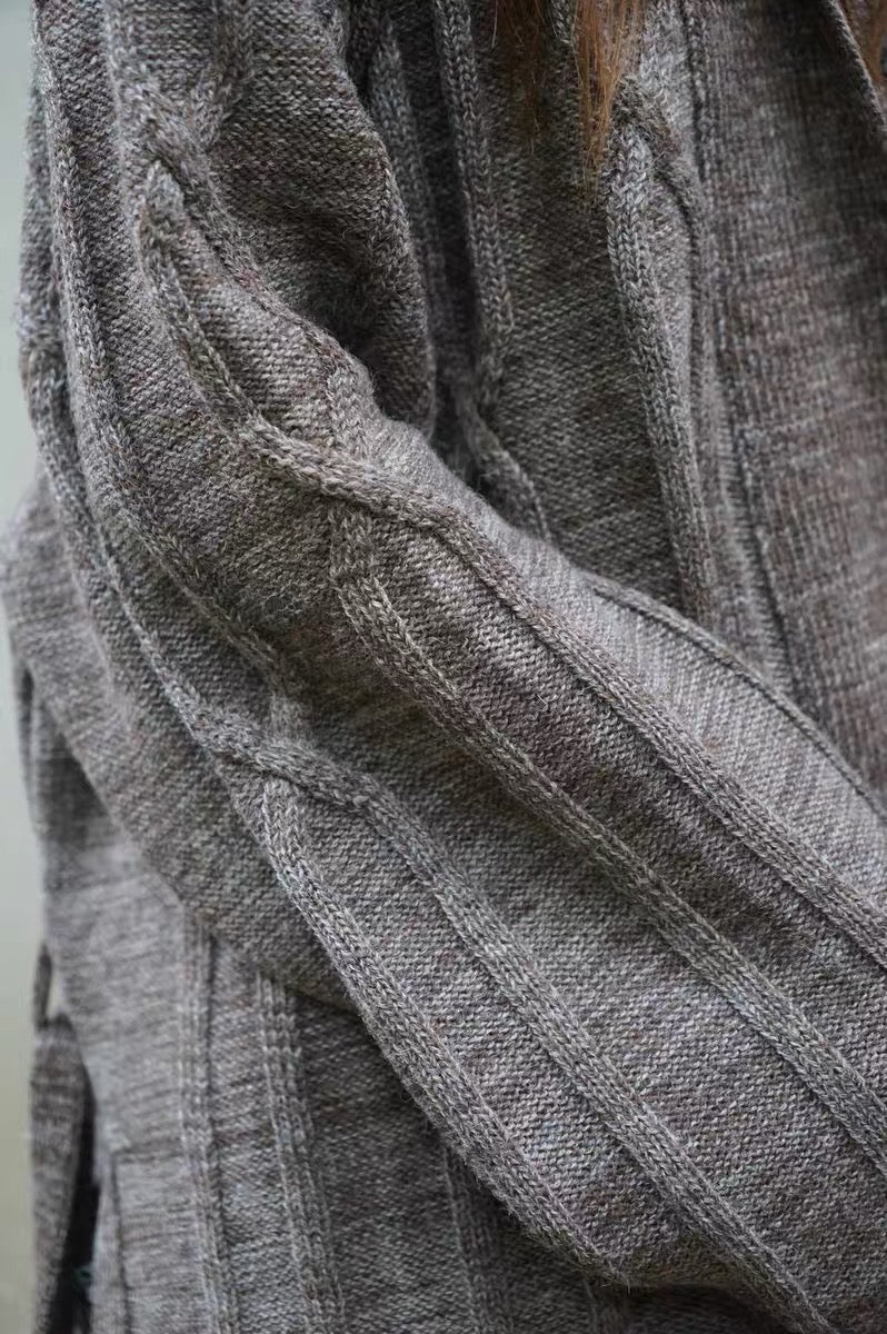 25秋冬 CABLE ROBE CARDIGAN