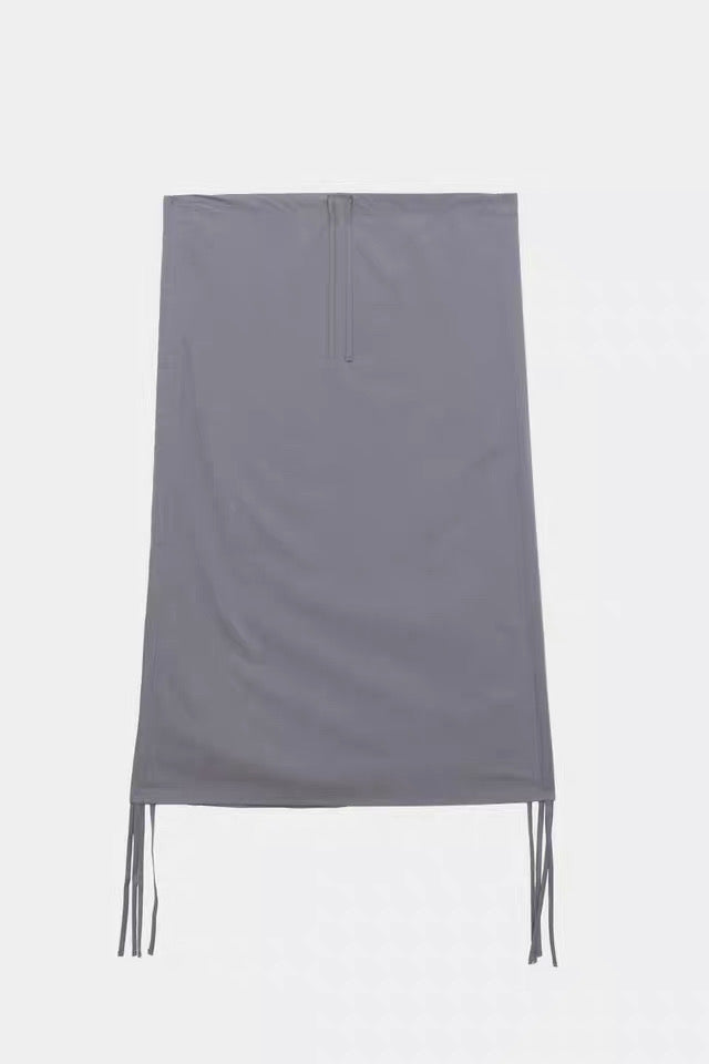 25早秋 PICTORIAL STRAP SKIRT 抽绳半裙