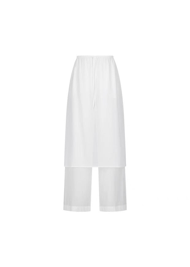 26春夏 SHEER LAYERED PANTS