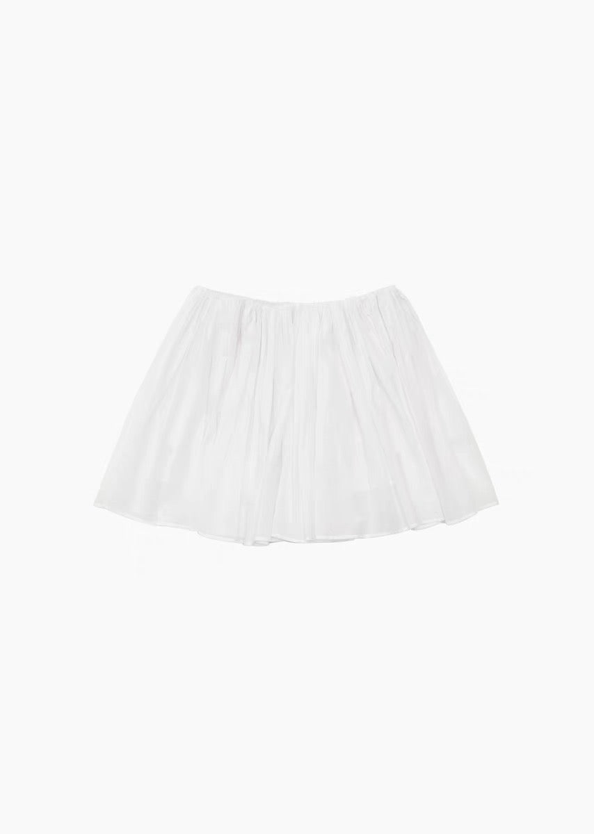 24春夏 COTTON SHIRRING BANDING SKIRTS
