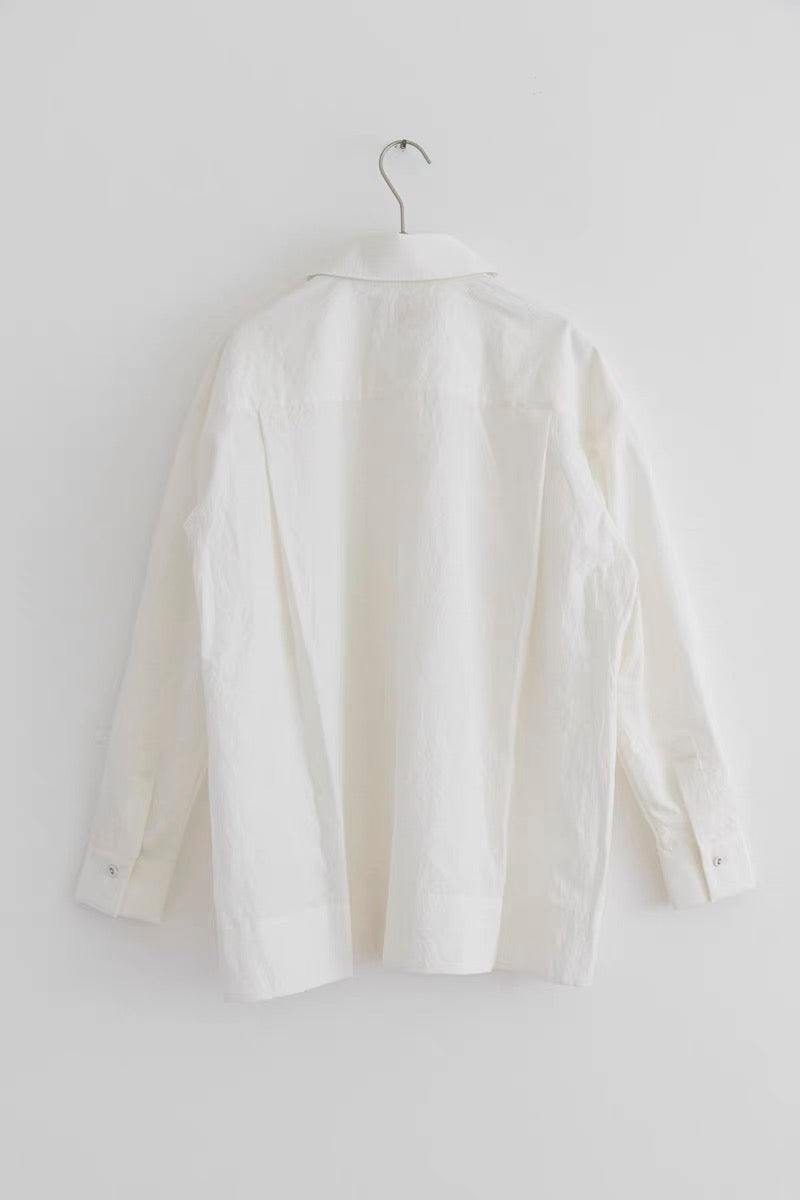 25早春 typewriter front-fly shirt