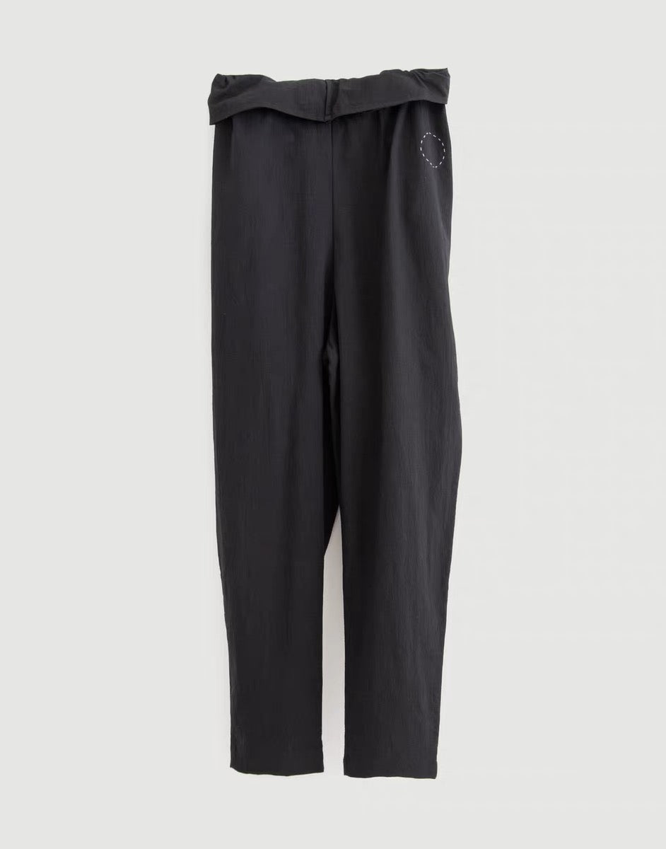 25春夏 flax poplin wrapped pants