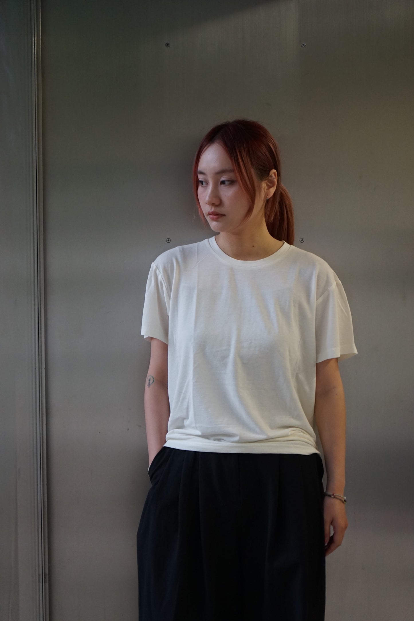 25春夏 纯棉透气显瘦百搭小圆领T恤