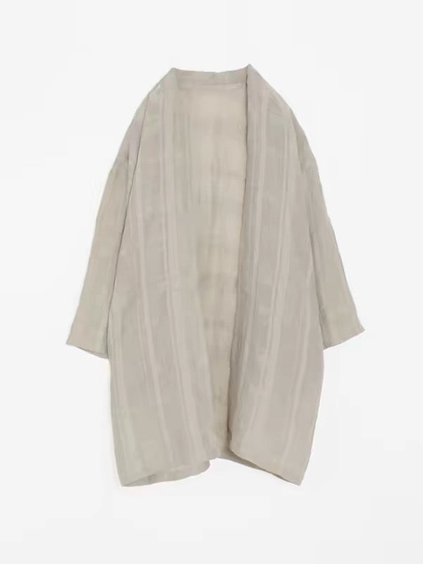 26春夏 linen ramie robe