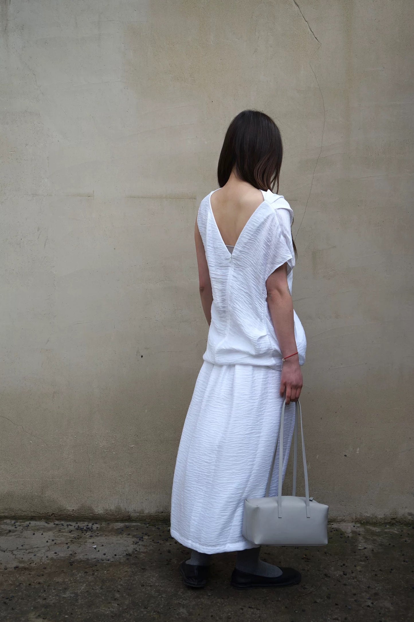 26春夏 ASYMMETRICAL TEXTURED TOP