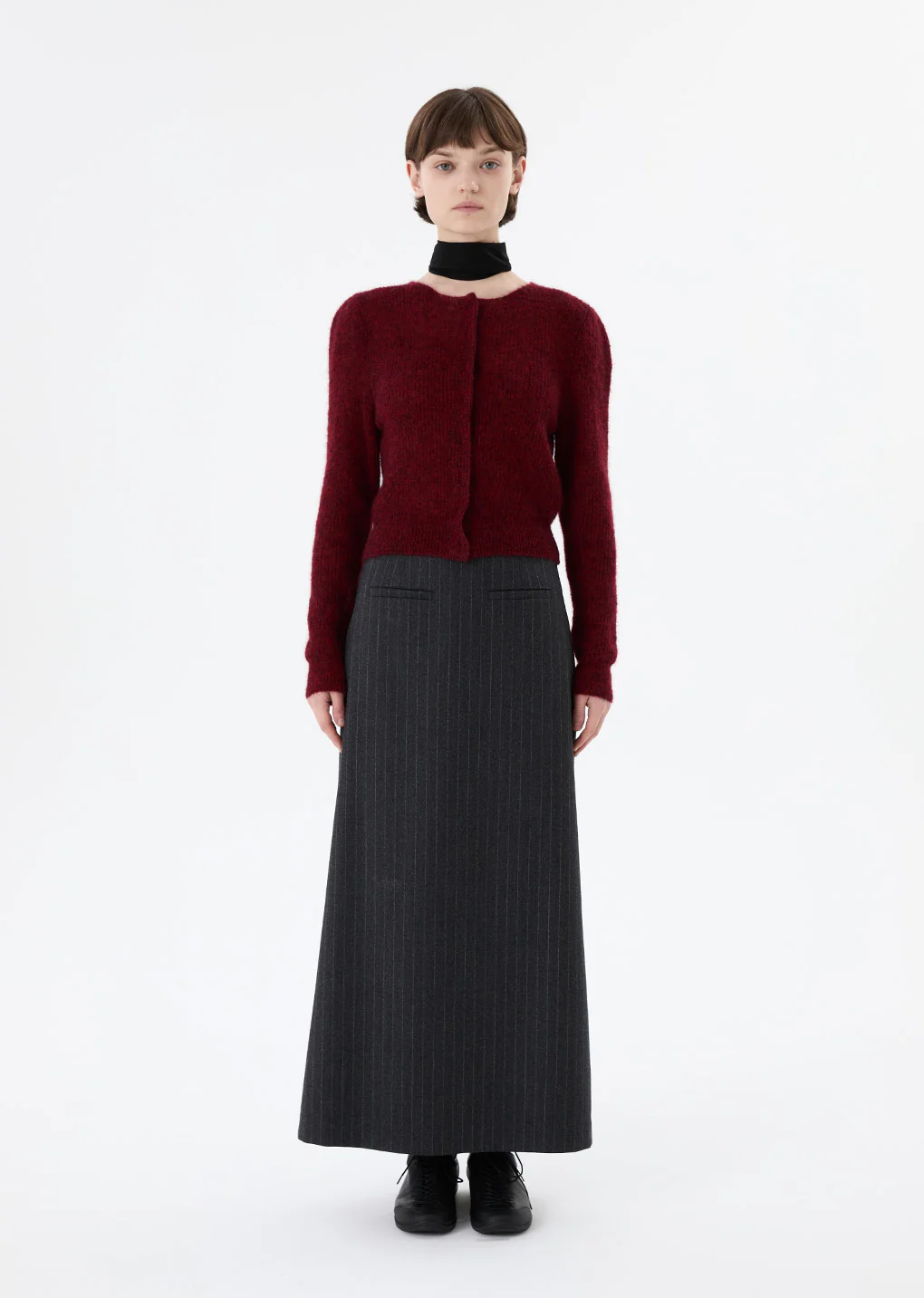 25秋冬 ROUND NECK SHEER CARDIGAN