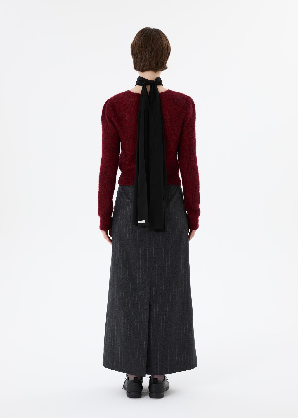 25早秋  WOOL MAXI LONG SKIRT