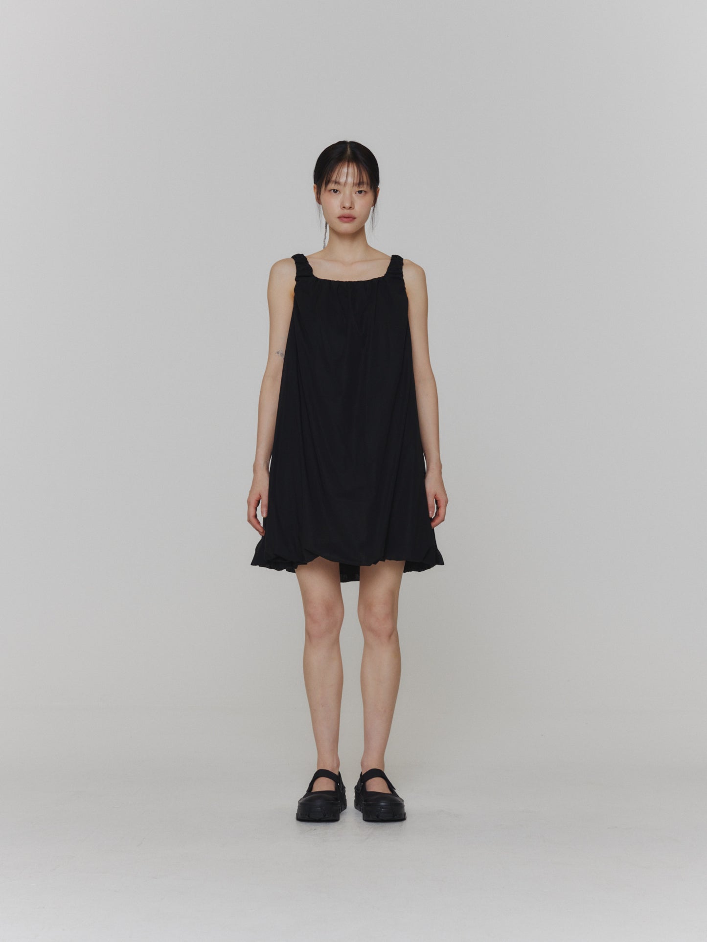 24早春 SHEER VOLUME MINI DRESS