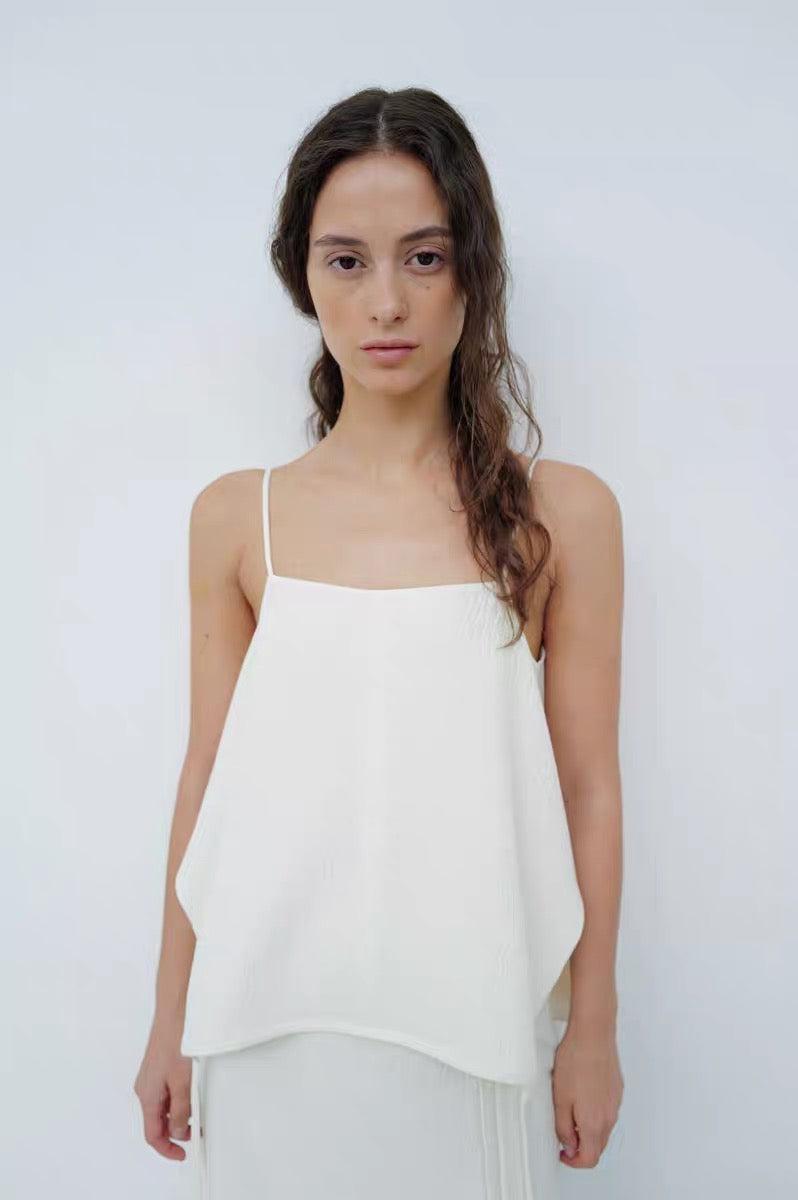 25春夏 CRINKLED STRING TANK TOP