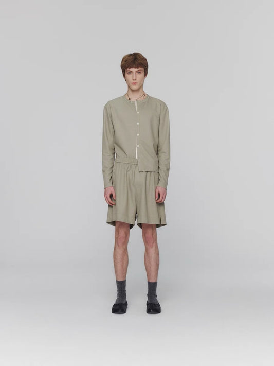 24早秋 SLIM FIT BUTTON UP TOP 针织开衫