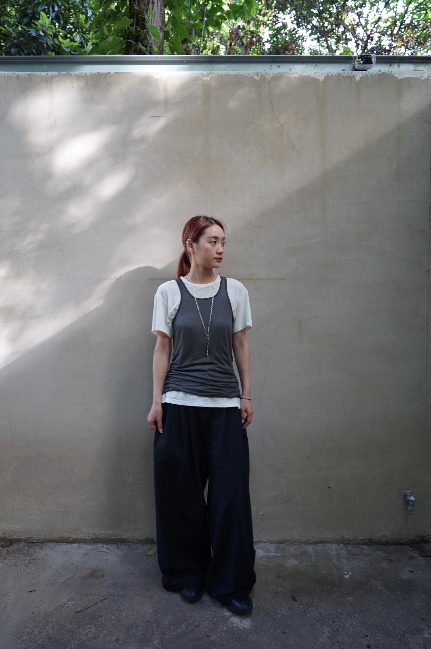 25春夏 天丝羊毛显瘦百搭工字背心