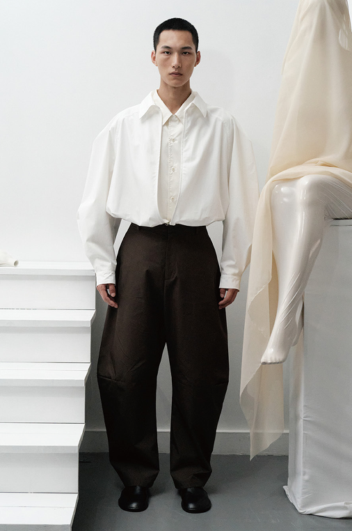 25早春 CURVED ZIP PANTS 弯刀裤