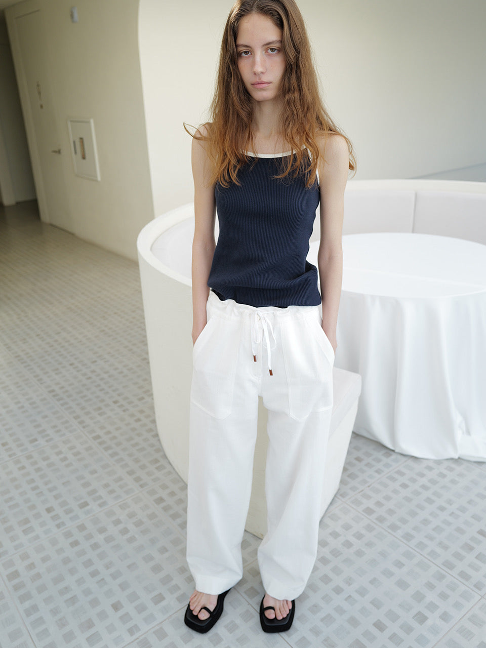 25春夏 DRAWSTRING TROUSERS抽绳长裤
