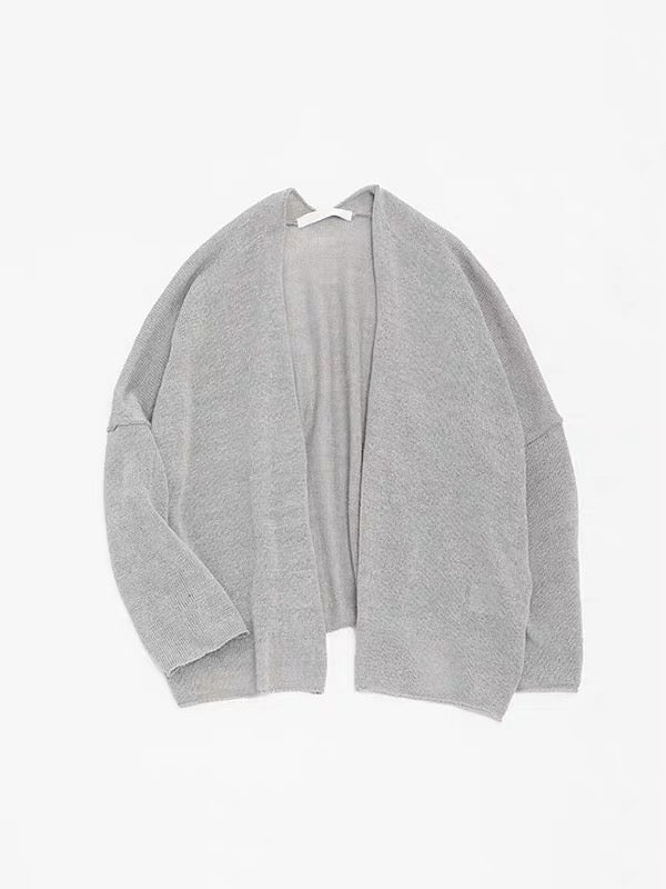26春夏 linen cotton cardigan