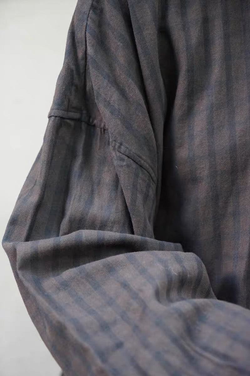 25秋冬 CHECK DRESS PULLOVER  SHIRT