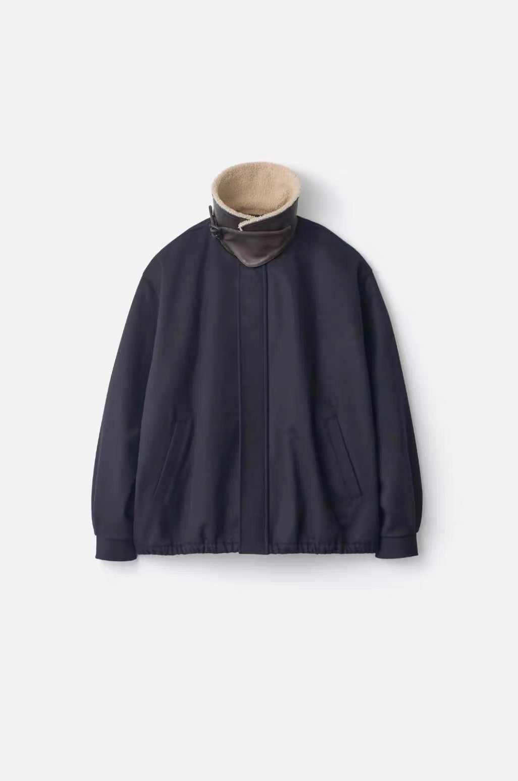 26秋冬MOUTON COLLAR WOOL CASHMERE PADDED JACKET