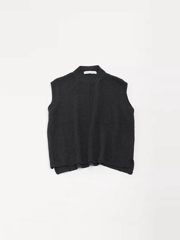 26春夏 cotton linen vest