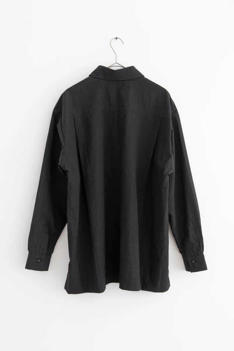 25早春 typewriter front-fly shirt