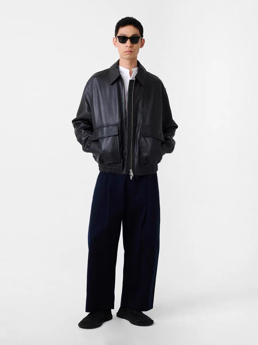 25早秋 PISTON JACKET 羊皮皮衣