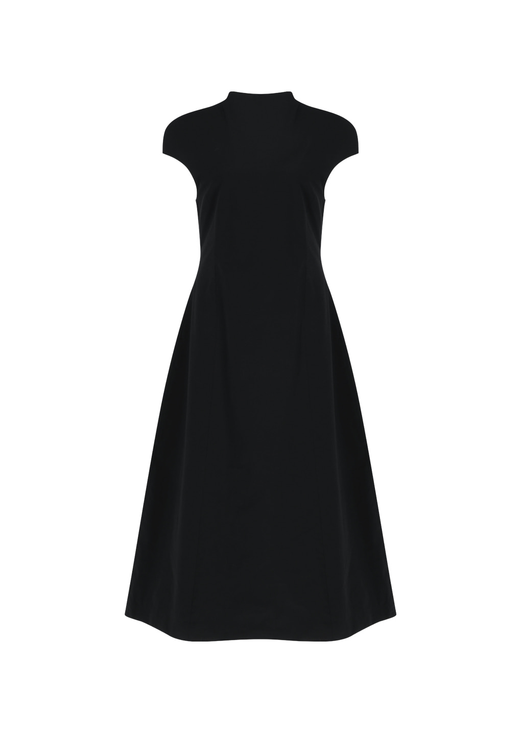 25早秋 TAFFETA MOCK NECK VOLUME DRESS