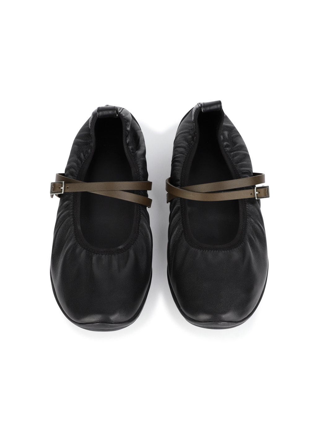 25早秋 VIBRAM SHIRRING FLATS