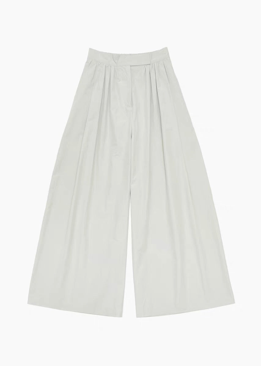 24早春 SHIRRING BANDING PANTS阔腿裤