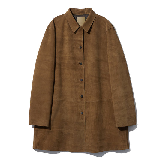 25早秋 SUEDE LONG COAT 皮衣
