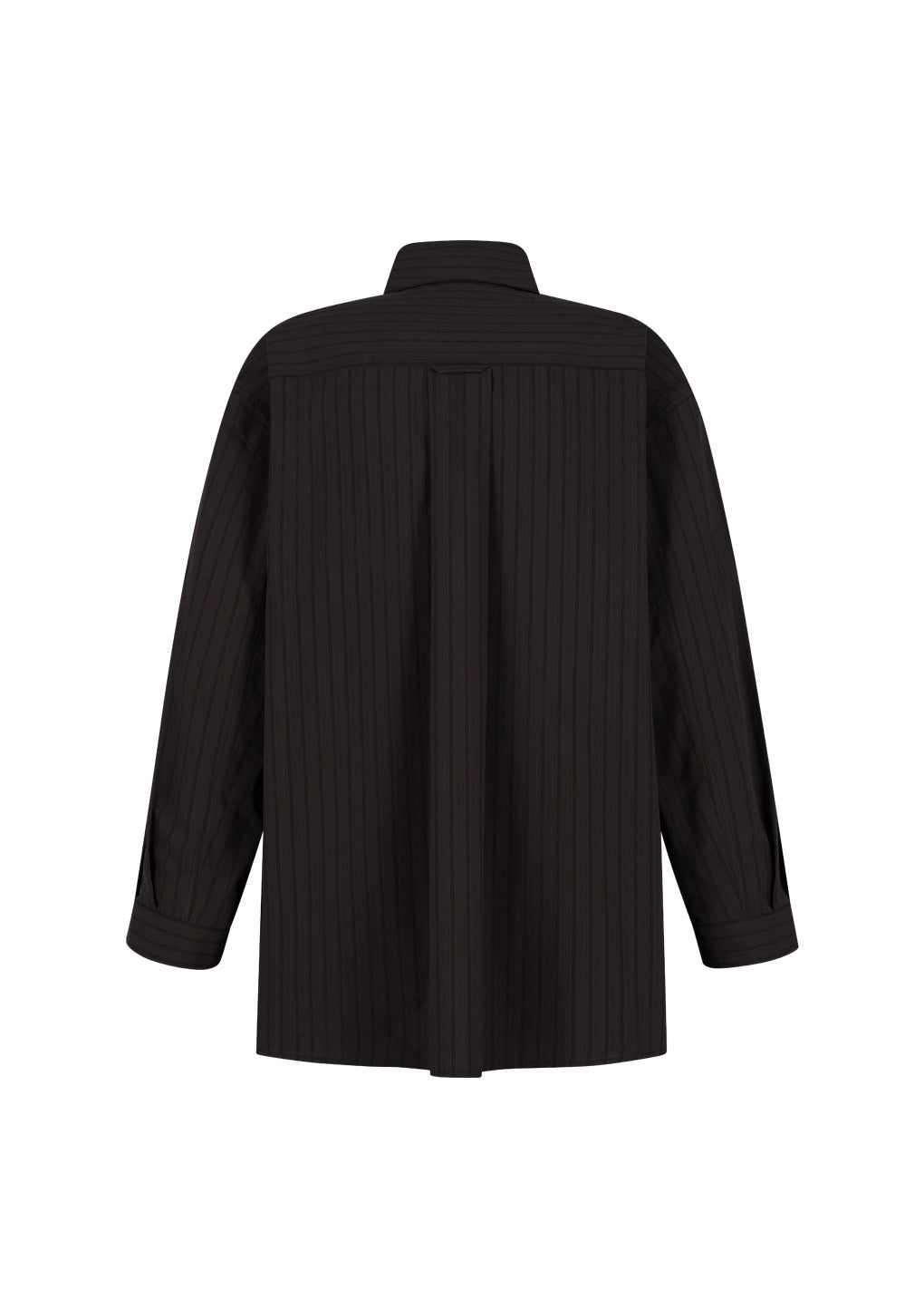 25早秋 STRIPE SHIRRING OVERSIZED SHIRTS