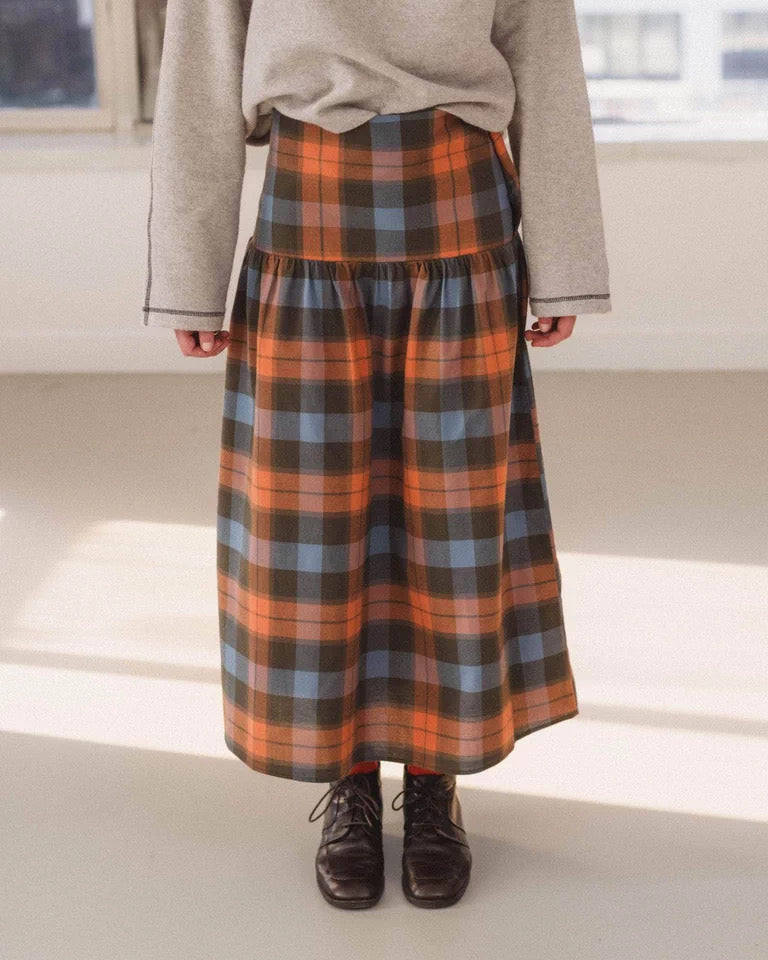 25早秋 GARLIN SKIRT 格纹半裙