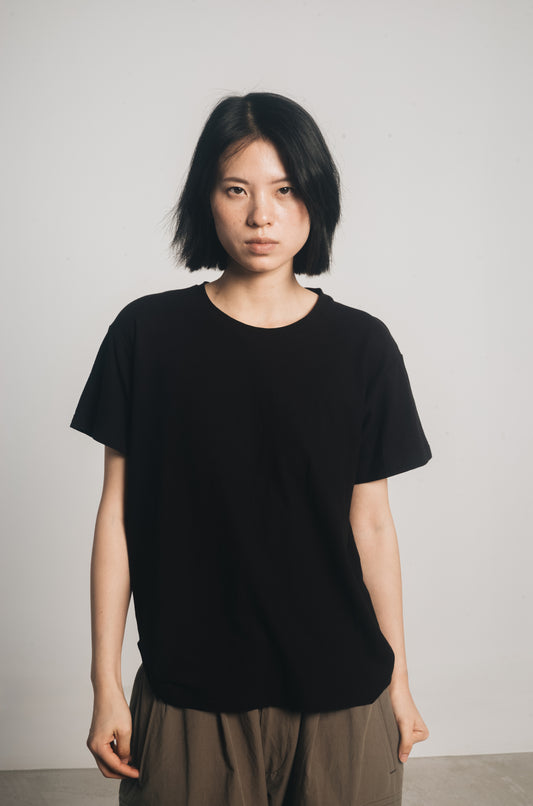 25春夏 纯棉透气显瘦百搭小圆领T恤