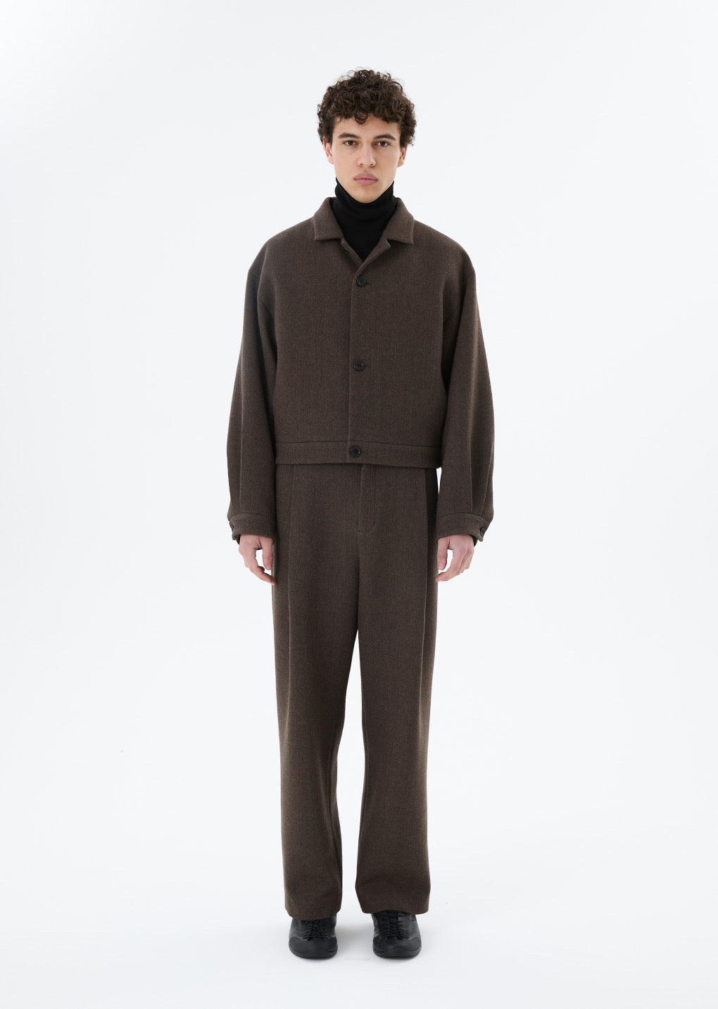 25早秋 WOOL CROP JACKET