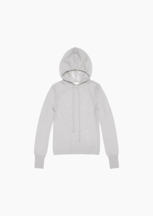 24早秋 SHEER HOODED KNIT 连帽开衫