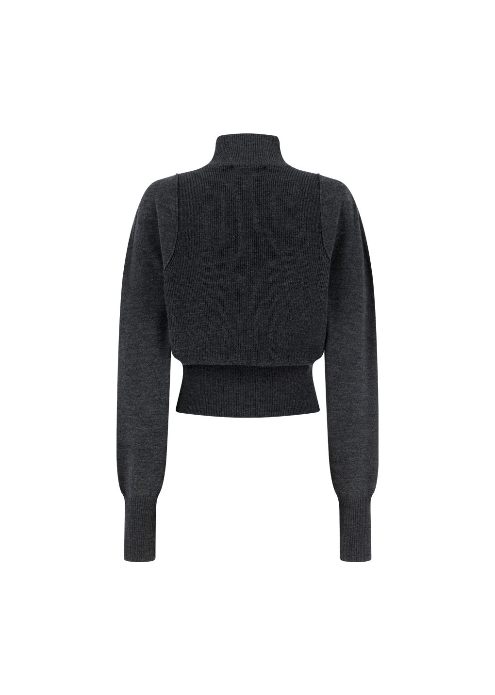 25早秋 BLOCKING BUTTON UP CARDIGAN