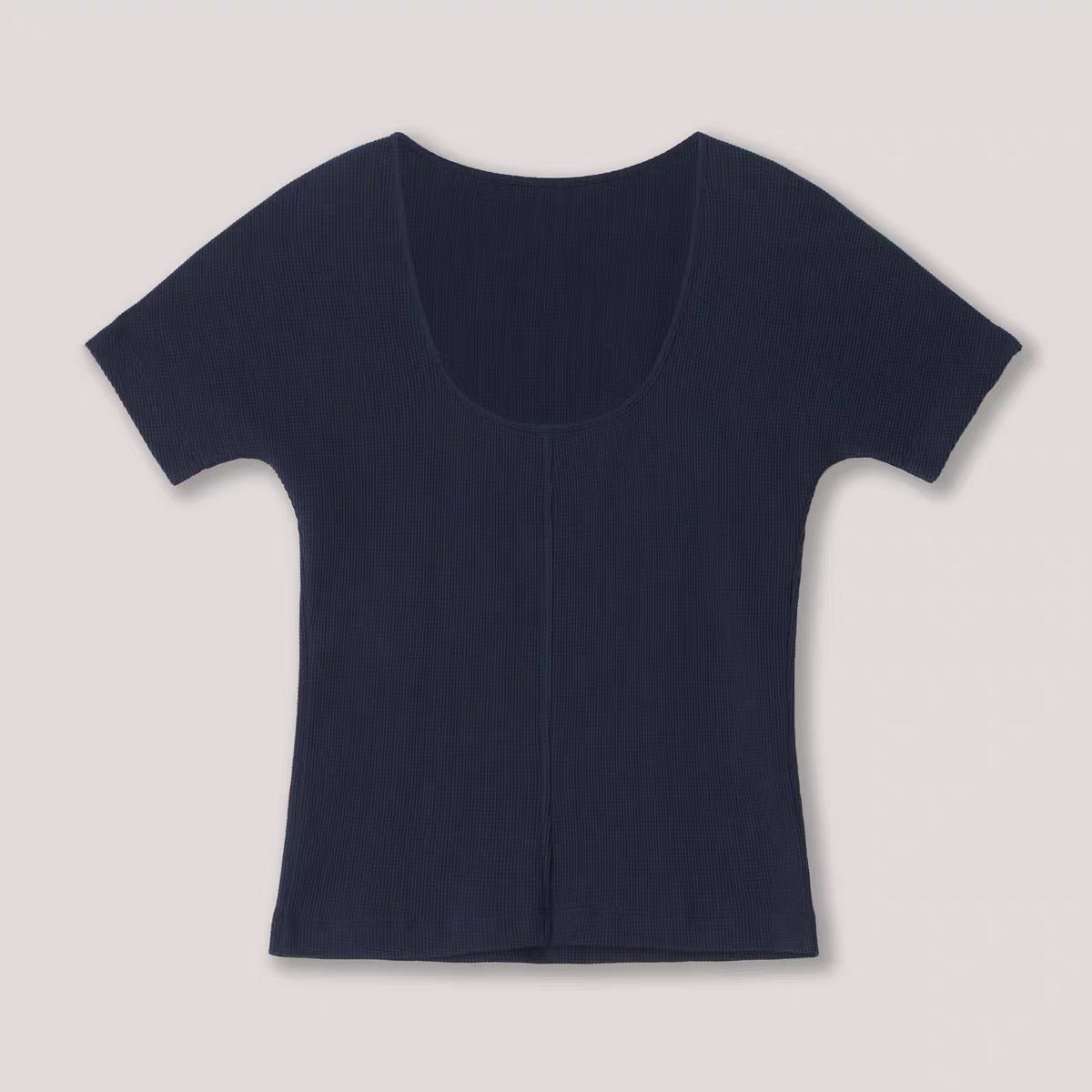 24早春 BACK SCOOP NECK T SHIRT