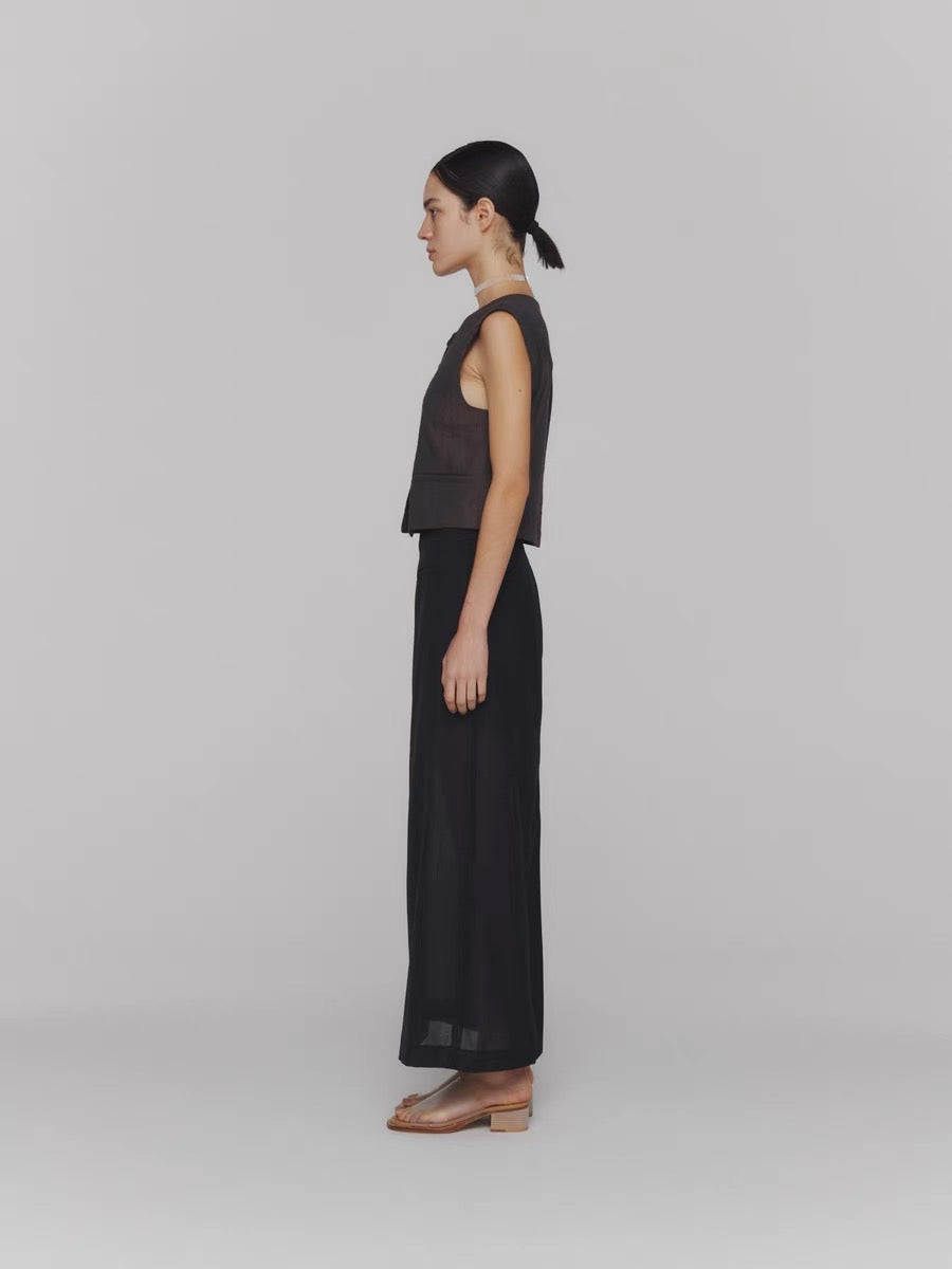 24春夏 STRIPE BUTTON VEST