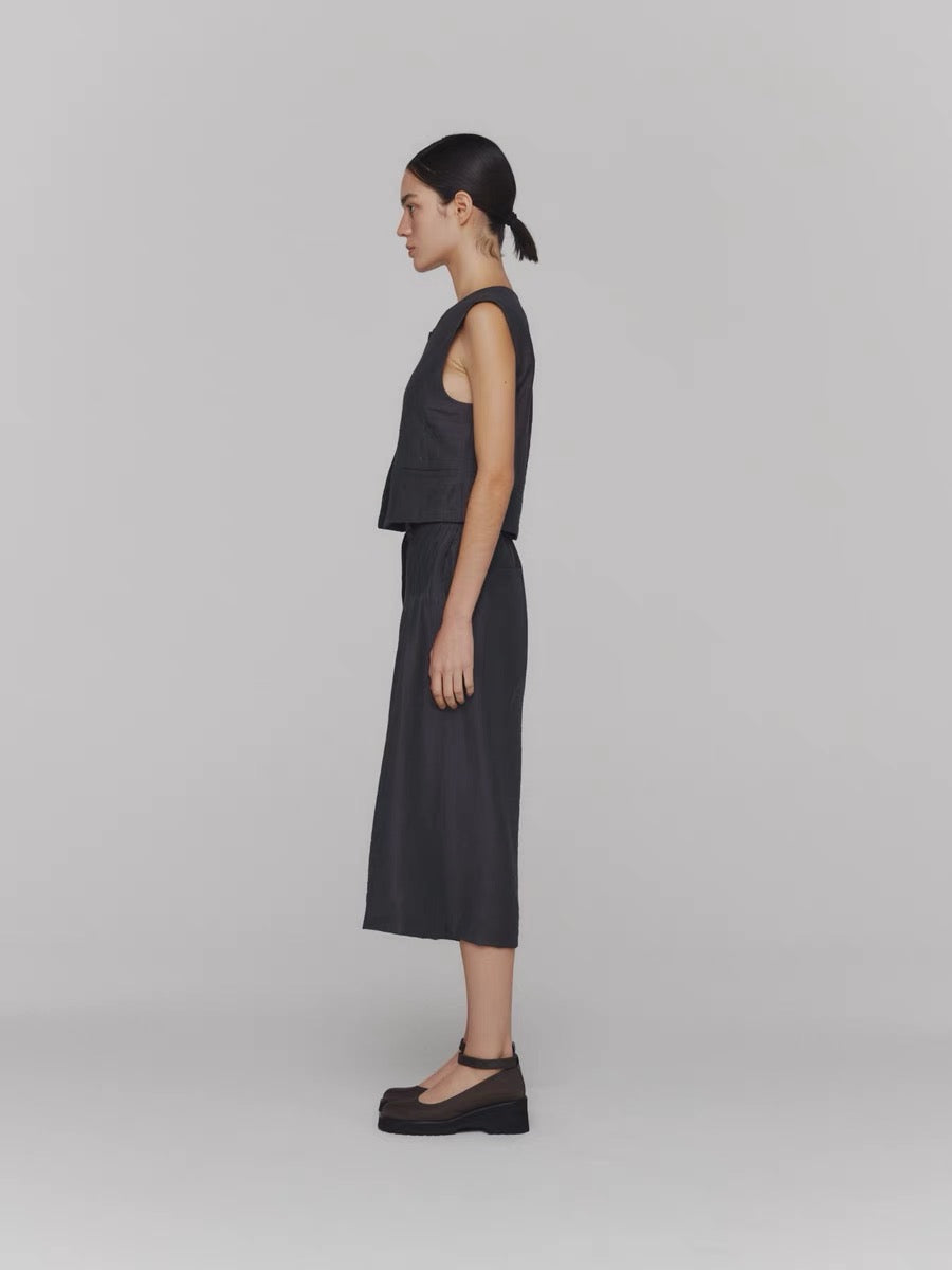 24春夏 STRIPE BUTTON VEST