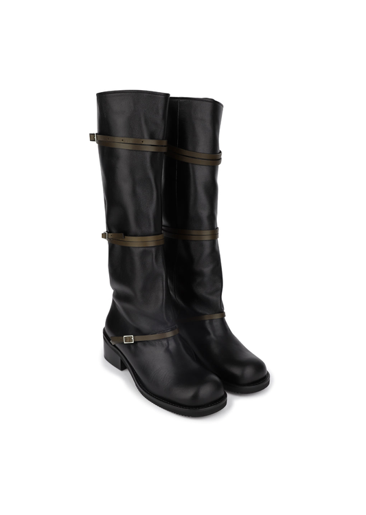 25早秋  BELT LONG BOOTS 绑带长靴