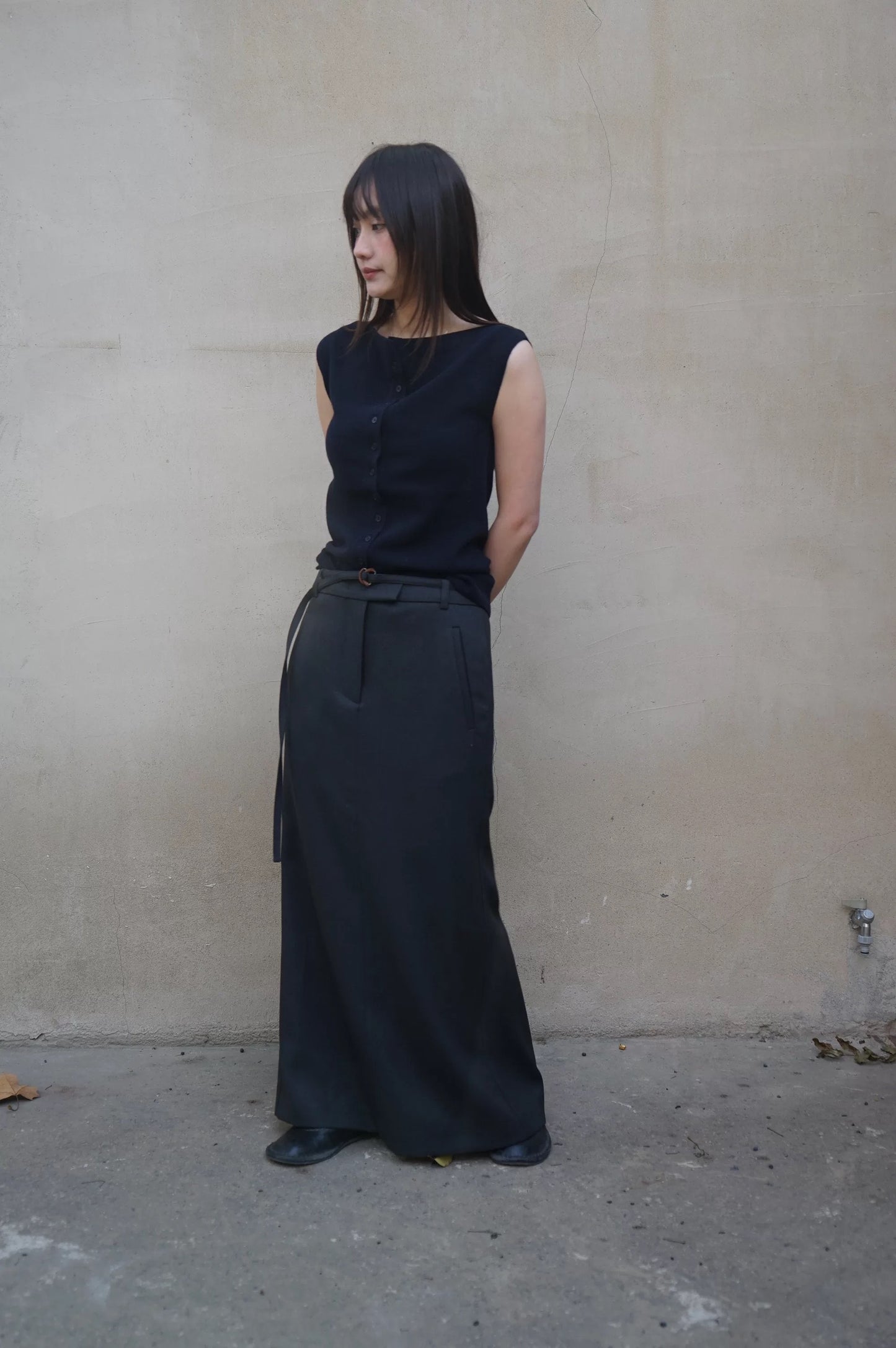 26早春  TESSA BELTED SKIRT