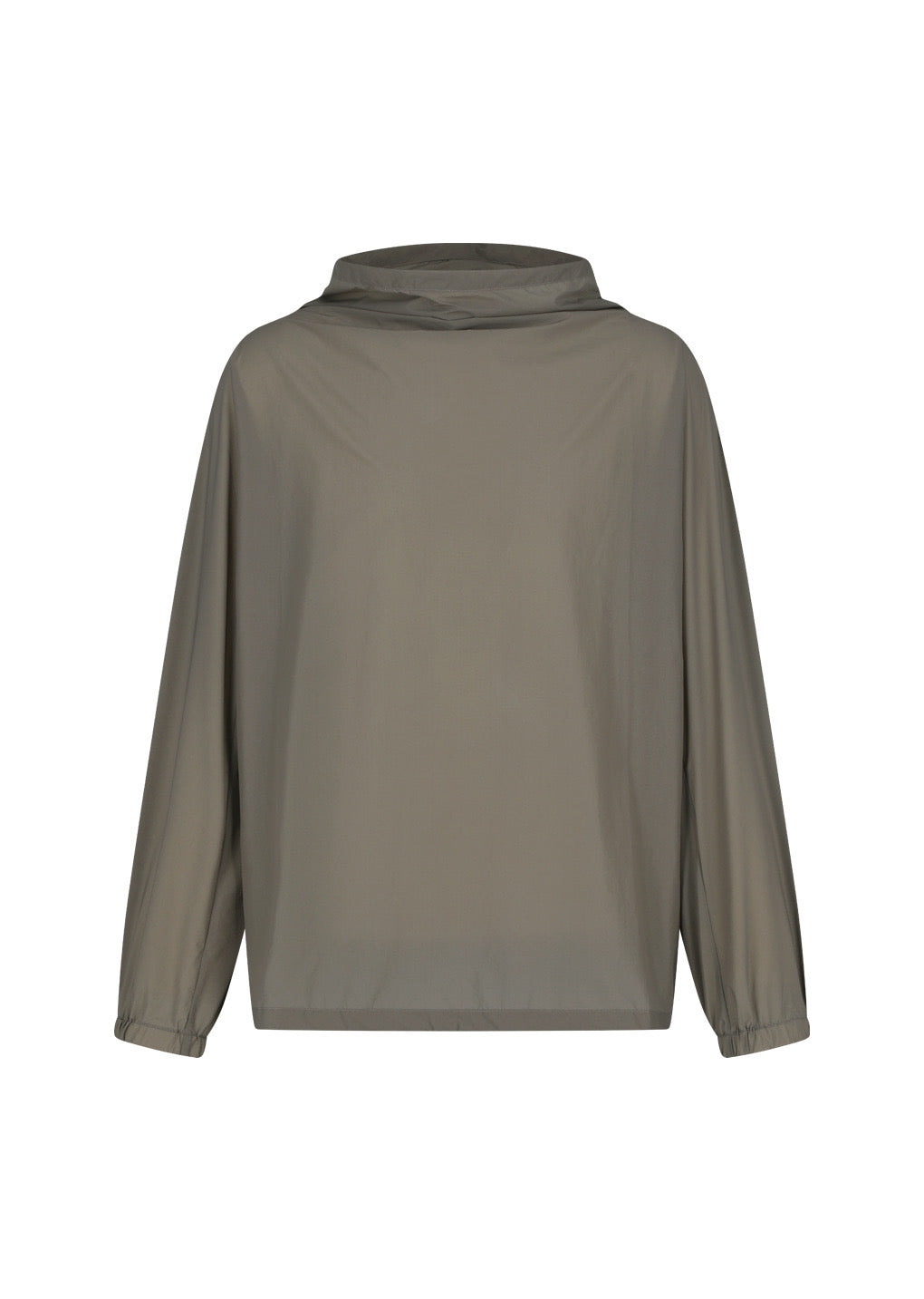 25早秋 SHEER NYLON COWL NECK ANORAK