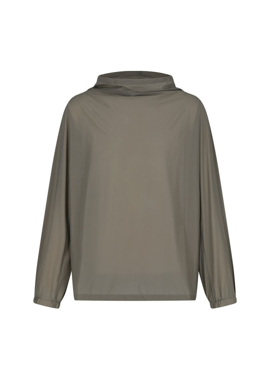 25早秋 SHEER NYLON COWL NECK ANORAK