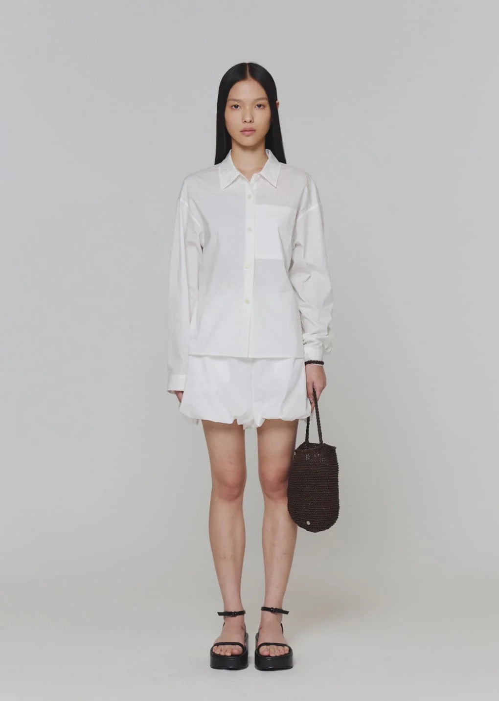 25春夏 COTTON VOLUME SHIRRING SHORTS