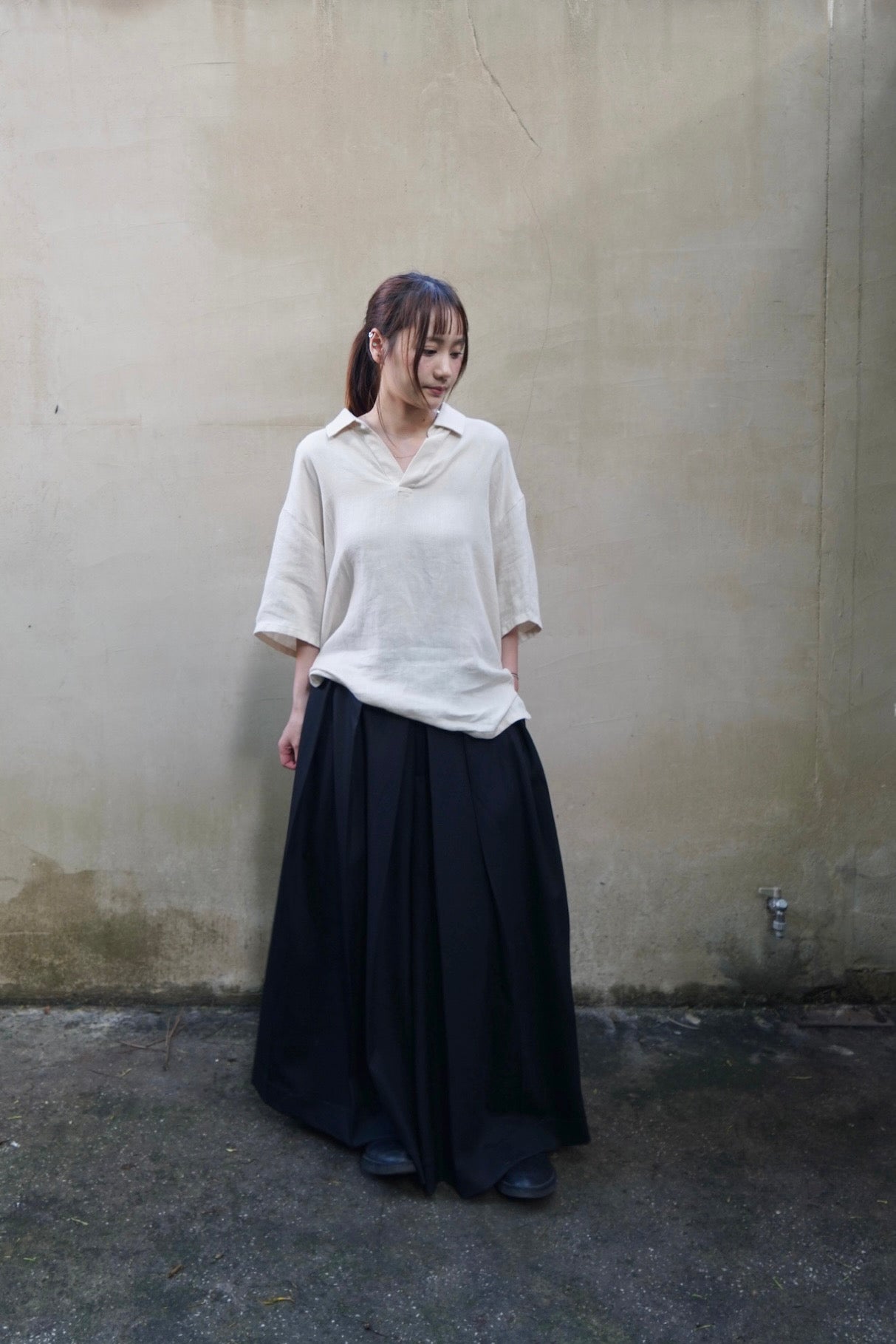 巴黎设计师品牌 26秋冬 Hakama 百褶裤