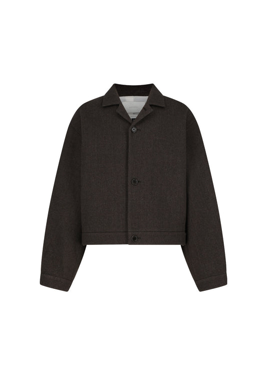 25早秋 WOOL CROP JACKET