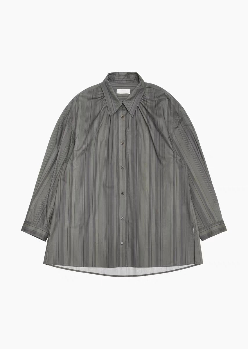 24早秋 NECK SHIRRING OVERSIZED SHIRTS