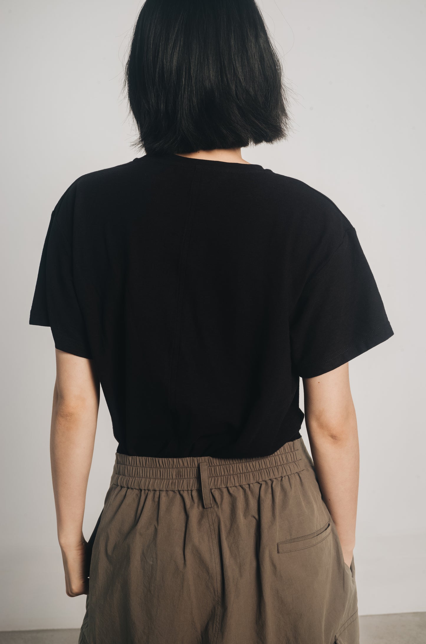 25春夏 纯棉透气显瘦百搭小圆领T恤