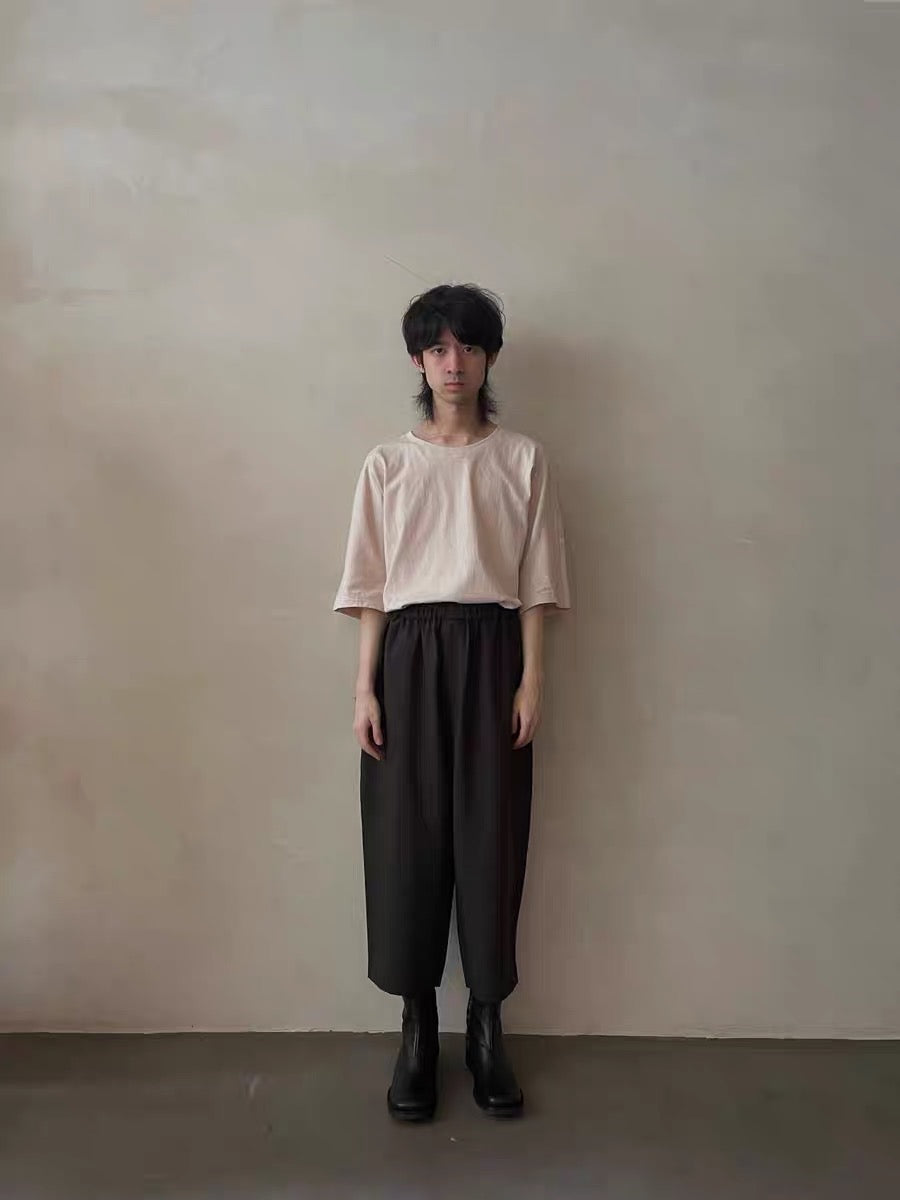 ELASTIC TROUSERS 松紧腰萝卜裤