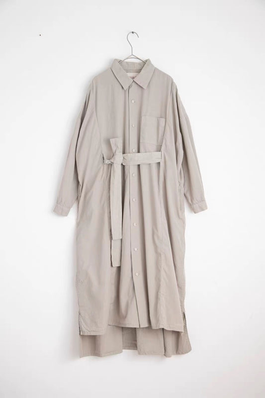 25秋冬 open-collared shirt dress
