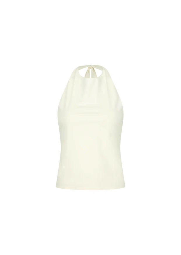 26春夏 JERSEY HALTER NECK TOP